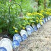 Recycled garden edging ideas