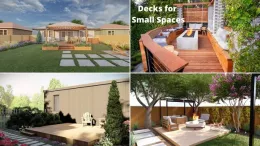 Deckdesigns für kleine Höfe