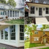 Geschlossene Veranda-Designs für Häuser