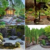Japanische Gartenterrasse