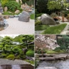 Japanisches Steingartendesign