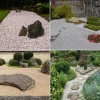 Kies für japanischen Garten