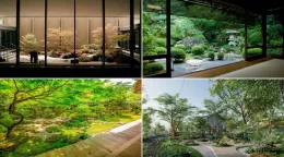 Moderne japanische Gärten