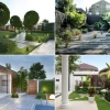 Modernes Haus Gartengestaltung
