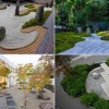 Zeitgenössische japanische Gartengestaltung